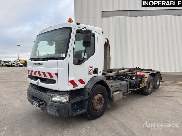 2004 Renault Premium 370dCi 6x2 Camion Ampliroll 6x2 (Inope ... Roll-Off Truck - Мултилифт с кука камион: снимка 2 2004 Renault Premium 370dCi 6x2 Camion Ampliroll 6x2 (Inope ... Roll-Off Truck - Мултилифт с кука камион: снимка 2