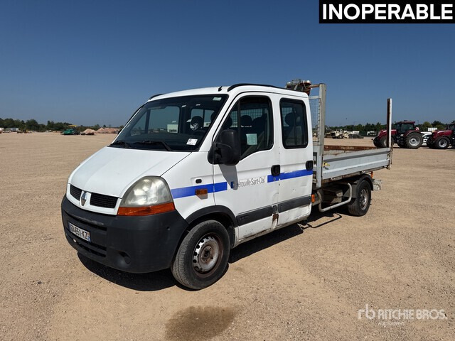 2005 Renault Master dCi100 Camion Benne (Inoperable) Dump Truck: Light Duty - Бус самосвал, Бус с двойна кабина: снимка 1 2005 Renault Master dCi100 Camion Benne (Inoperable) Dump Truck: Light Duty - Бус самосвал, Бус с двойна кабина: снимка 1