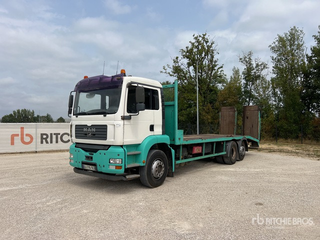 2006 MAN TGA 26.390 6x2-2BL Camion Plateau Flatbed Truck - Автовоз камион: снимка 1 2006 MAN TGA 26.390 6x2-2BL Camion Plateau Flatbed Truck - Автовоз камион: снимка 1
