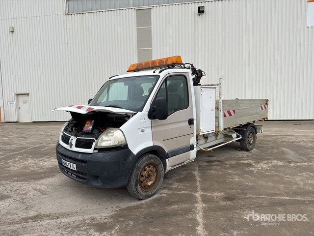 2006 Renault Master dCi 120 2014 HMF 152T2 12V 830 kg on 4x ... Dump Truck with Crane - Самосвал камион: снимка 1 2006 Renault Master dCi 120 2014 HMF 152T2 12V 830 kg on 4x ... Dump Truck with Crane - Самосвал камион: снимка 1