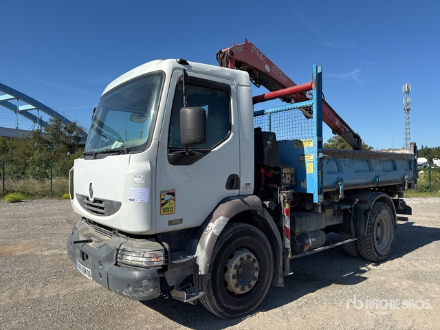 2006 Renault Midlum 220 DCI 2006 Fassi F95AC.22 4360 kg Art ... Dump Truck with Crane - Самосвал камион, Камион с кран: снимка 1 2006 Renault Midlum 220 DCI 2006 Fassi F95AC.22 4360 kg Art ... Dump Truck with Crane - Самосвал камион, Камион с кран: снимка 1