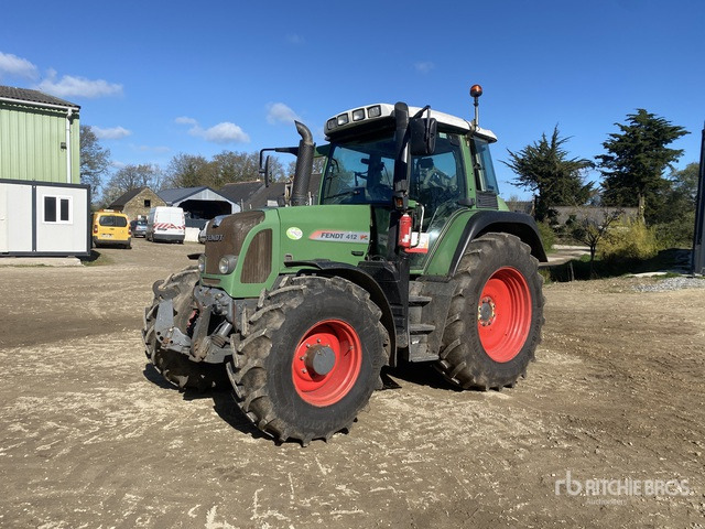 2008 Fendt 412 Vario TMS Tracteur agricole 4WD - Трактор: снимка 1 2008 Fendt 412 Vario TMS Tracteur agricole 4WD - Трактор: снимка 1