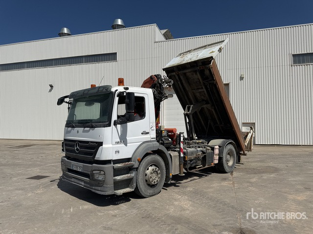 2008 Mercedes Axor 1833 2008 Palfinger PK15500 6100 kg ... Dump Truck with Crane - Косачка-шредер/ Мулчер: снимка 3 2008 Mercedes Axor 1833 2008 Palfinger PK15500 6100 kg ... Dump Truck with Crane - Косачка-шредер/ Мулчер: снимка 3