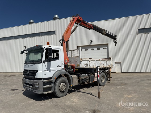 2008 Mercedes Axor 1833 2008 Palfinger PK15500 6100 kg ... Dump Truck with Crane - Косачка-шредер/ Мулчер: снимка 4 2008 Mercedes Axor 1833 2008 Palfinger PK15500 6100 kg ... Dump Truck with Crane - Косачка-шредер/ Мулчер: снимка 4