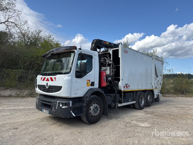 2008 Renault Kerax 370 DXi 6x2 Rear Loader Camion A Ordure ... Waste Collection Truck - Боклукчийска кола: снимка 1 2008 Renault Kerax 370 DXi 6x2 Rear Loader Camion A Ordure ... Waste Collection Truck - Боклукчийска кола: снимка 1