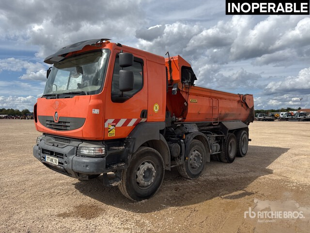 2008 Renault Kerax 410 DXi 8x4 Camion Benne (Inoperable) Tri/A Dump Truck - Самосвал камион: снимка 2 2008 Renault Kerax 410 DXi 8x4 Camion Benne (Inoperable) Tri/A Dump Truck - Самосвал камион: снимка 2