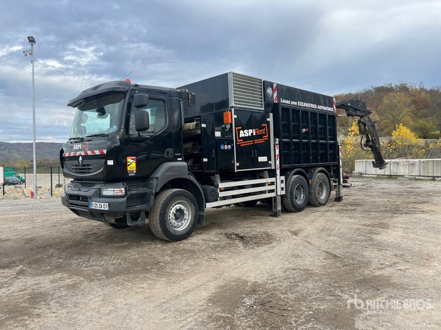 2008 Renault Kerax 450DXi MTS on 6x4 Camion Aspiratrice Vacuum Excavator Truck - Каналопочистваща машина: снимка 1 2008 Renault Kerax 450DXi MTS on 6x4 Camion Aspiratrice Vacuum Excavator Truck - Каналопочистваща машина: снимка 1