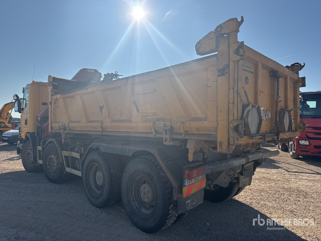 2009 Scania G420 2008 HMF 1720K2 3610 kg Articul ... Dump Truck with Crane - Самосвал камион, Камион с кран: снимка 4 2009 Scania G420 2008 HMF 1720K2 3610 kg Articul ... Dump Truck with Crane - Самосвал камион, Камион с кран: снимка 4
