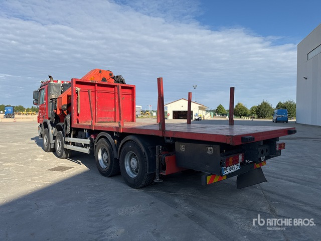 2010 Mercedes-Benz Actros 4146 2005 Palfinger PK56002 17420 kg ... Flatbed Truck with Crane - Косачка-шредер/ Мулчер: снимка 3 2010 Mercedes-Benz Actros 4146 2005 Palfinger PK56002 17420 kg ... Flatbed Truck with Crane - Косачка-шредер/ Мулчер: снимка 3