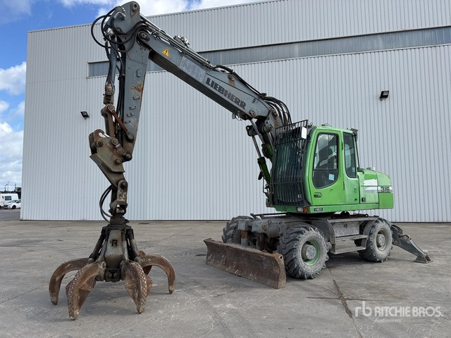 2011 Liebherr A 316 Litronic Pelle Sur Pneus Wheel Excavator - Колесен багер: снимка 1 2011 Liebherr A 316 Litronic Pelle Sur Pneus Wheel Excavator - Колесен багер: снимка 1