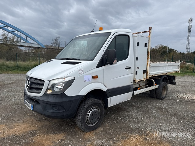 2014 Mercedes-Benz 513 sprinter 4x4 Camion Benne Dump Truck: Light Duty - Самосвал камион: снимка 1 2014 Mercedes-Benz 513 sprinter 4x4 Camion Benne Dump Truck: Light Duty - Самосвал камион: снимка 1
