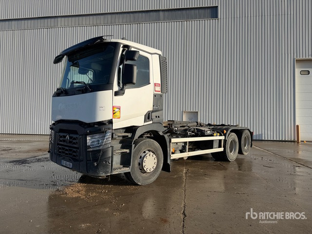 2014 Renault C380 6x2 Camion Ampliroll Roll-Off Truck - Мултилифт с кука камион: снимка 1 2014 Renault C380 6x2 Camion Ampliroll Roll-Off Truck - Мултилифт с кука камион: снимка 1