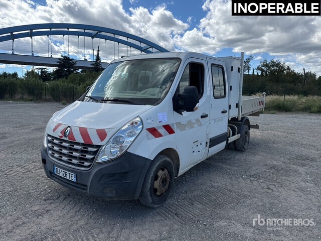 2014 Renault Master dci 125 4x2 Camion Plateau (Inoperable) Flatbed Dump Truck: Light Duty - Бус самосвал: снимка 1 2014 Renault Master dci 125 4x2 Camion Plateau (Inoperable) Flatbed Dump Truck: Light Duty - Бус самосвал: снимка 1