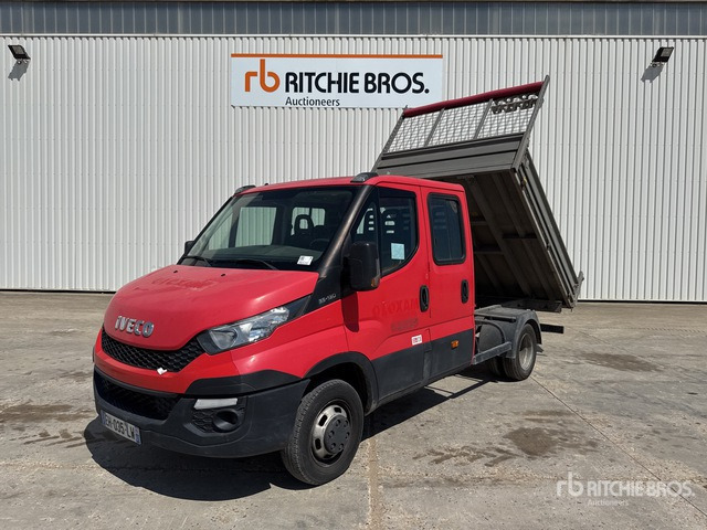 2016 Iveco 35-130 Camion Benne (Inoperable) Dump Truck: Light Duty - Бус самосвал, Бус с двойна кабина: снимка 3 2016 Iveco 35-130 Camion Benne (Inoperable) Dump Truck: Light Duty - Бус самосвал, Бус с двойна кабина: снимка 3