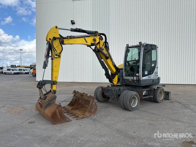 2016 Wacker Neuson EW65 Pelle Sur Pneus Wheel Excavator - Колесен багер: снимка 1 2016 Wacker Neuson EW65 Pelle Sur Pneus Wheel Excavator - Колесен багер: снимка 1