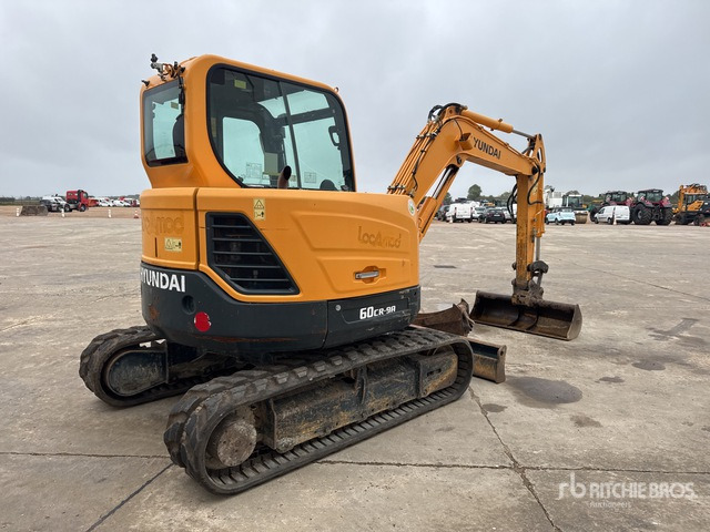 2017 Hyundai R60CR-9A Mini-Pelle Mini Excavator: <6.6t - Мини багер: снимка 4 2017 Hyundai R60CR-9A Mini-Pelle Mini Excavator: <6.6t - Мини багер: снимка 4