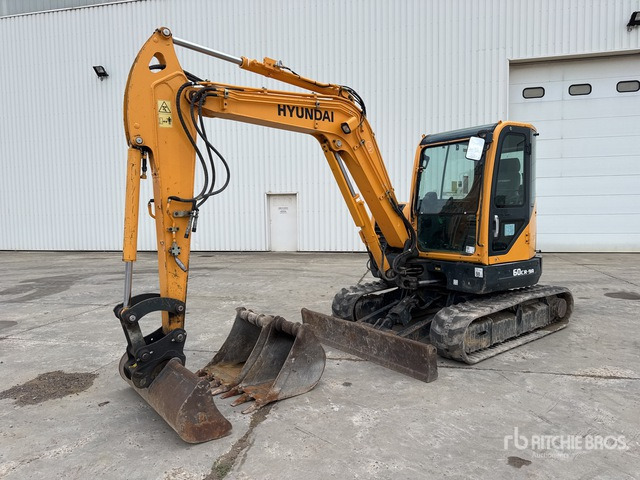 2017 Hyundai R60CR-9A Mini-Pelle Mini Excavator: <6.6t - Мини багер: снимка 1 2017 Hyundai R60CR-9A Mini-Pelle Mini Excavator: <6.6t - Мини багер: снимка 1