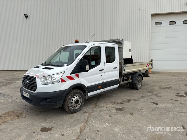 2018 Ford Transit Camion Benne Dump Truck: Light Duty - Бус самосвал, Бус с двойна кабина: снимка 1 2018 Ford Transit Camion Benne Dump Truck: Light Duty - Бус самосвал, Бус с двойна кабина: снимка 1