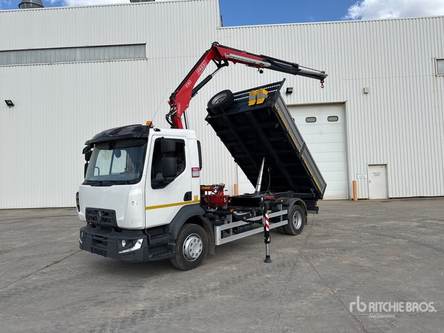 2024 Renault D210 2022 Fassi F90B 1.22E Dynamic 3 ... Dump Truck with Crane - Самосвал камион, Камион с кран: снимка 3 2024 Renault D210 2022 Fassi F90B 1.22E Dynamic 3 ... Dump Truck with Crane - Самосвал камион, Камион с кран: снимка 3