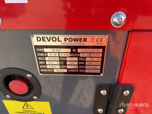 Devol VG-R30 Generator Set - Електрогенератор: снимка 5 Devol VG-R30 Generator Set - Електрогенератор: снимка 5