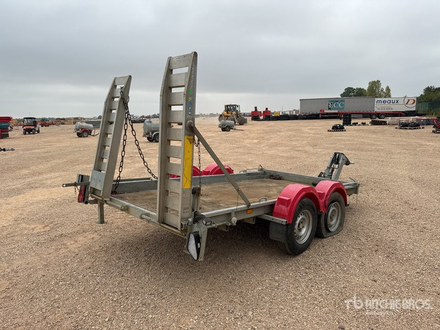Hubiere Equipment Trailer - Нискорамна площадка ремарке: снимка 3 Hubiere Equipment Trailer - Нискорамна площадка ремарке: снимка 3
