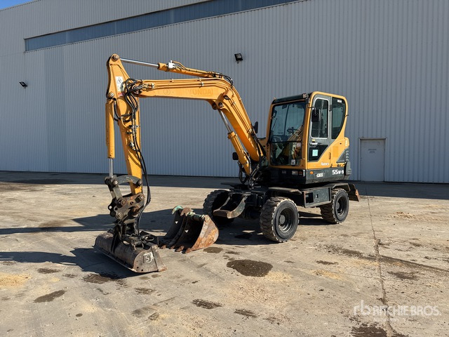 Hyundai R55W9 Pelle hydraulique sur roues - Колесен багер: снимка 2 Hyundai R55W9 Pelle hydraulique sur roues - Колесен багер: снимка 2