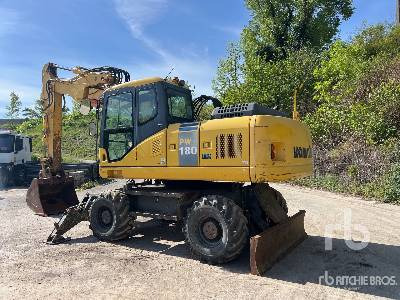 KOMATSU PW180-7E0 Pelle Sur Pneus - Колесен багер: снимка 2 KOMATSU PW180-7E0 Pelle Sur Pneus - Колесен багер: снимка 2