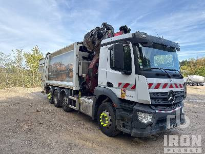 MERCEDES BENZ ANTOS 3240 8x2 Twin-Steer Rear Loader Cami ... - Боклукчийска кола: снимка 4 MERCEDES BENZ ANTOS 3240 8x2 Twin-Steer Rear Loader Cami ... - Боклукчийска кола: снимка 4