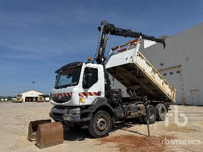 RENAULT KERAX 370 2007 Hiab 166E-3 HIPRO 6000 kg ... - Самосвал камион, Камион с кран: снимка 3 RENAULT KERAX 370 2007 Hiab 166E-3 HIPRO 6000 kg ... - Самосвал камион, Камион с кран: снимка 3