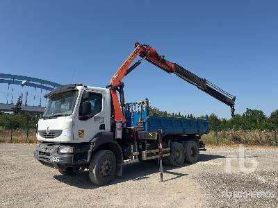 RENAULT KERAX 410 2008 Palfinger PK16502 6200 kg ... - Самосвал камион, Камион с кран: снимка 3 RENAULT KERAX 410 2008 Palfinger PK16502 6200 kg ... - Самосвал камион, Камион с кран: снимка 3