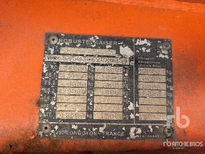 ROBUSTE KAISER Tri/A Remorque Porte-Engins 3 E ... - Нискорамна площадка полуремарке: снимка 5 ROBUSTE KAISER Tri/A Remorque Porte-Engins 3 E ... - Нискорамна площадка полуремарке: снимка 5