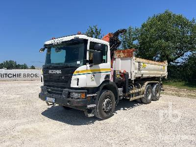 SCANIA P370 2011 Palfinger PK13001.K 3150 k ... - Самосвал камион, Камион с кран: снимка 1 SCANIA P370 2011 Palfinger PK13001.K 3150 k ... - Самосвал камион, Камион с кран: снимка 1