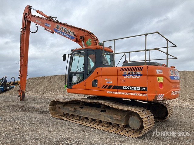2011 Doosan DX225LC Long Reach Tracked Excavator - Верижен багер: снимка 3 2011 Doosan DX225LC Long Reach Tracked Excavator - Верижен багер: снимка 3