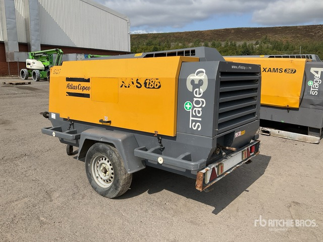 2015 Atlas Copco XAS186 Mobile Air Compressor - Компресор за въздух: снимка 4 2015 Atlas Copco XAS186 Mobile Air Compressor - Компресор за въздух: снимка 4