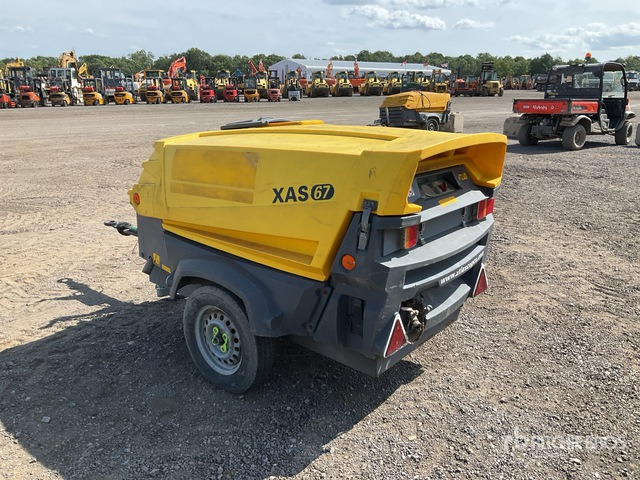 2016 Atlas Copco XAS67KD Mobile Air Compressor - Компресор за въздух: снимка 3 2016 Atlas Copco XAS67KD Mobile Air Compressor - Компресор за въздух: снимка 3