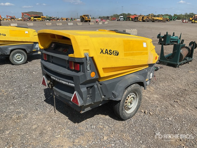 2016 Atlas Copco XAS67KD Mobile Air Compressor - Компресор за въздух: снимка 4 2016 Atlas Copco XAS67KD Mobile Air Compressor - Компресор за въздух: снимка 4