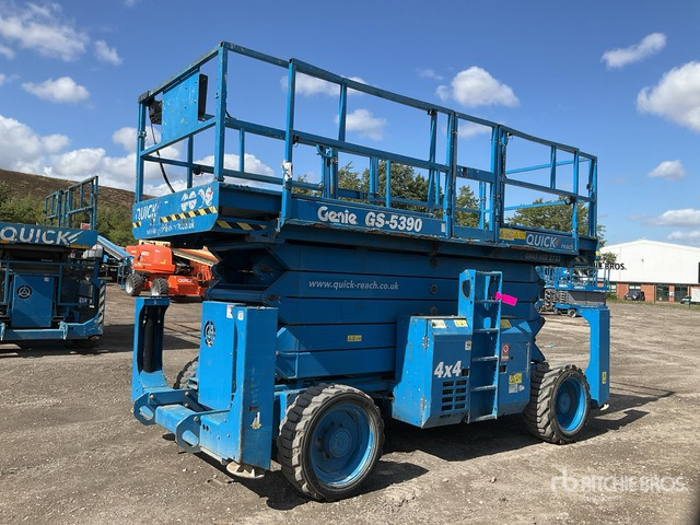 2016 Genie GS5390 4x4 Diesel Scissor Lift - Ножична работна платформа: снимка 1 2016 Genie GS5390 4x4 Diesel Scissor Lift - Ножична работна платформа: снимка 1