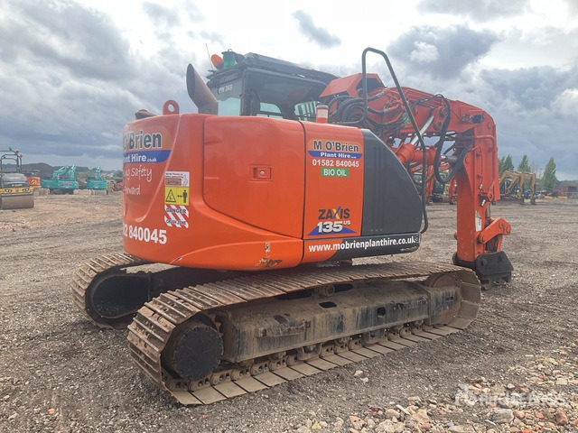 2016 Hitachi ZX135US-5B SRF Tunnel Spec Tracked Excavator - Верижен багер: снимка 3 2016 Hitachi ZX135US-5B SRF Tunnel Spec Tracked Excavator - Верижен багер: снимка 3