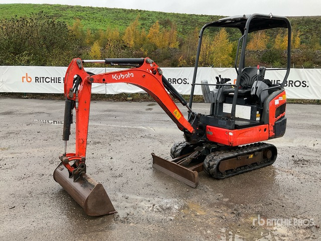 2016 Kubota KX015-4 - Мини багер: снимка 1 2016 Kubota KX015-4 - Мини багер: снимка 1