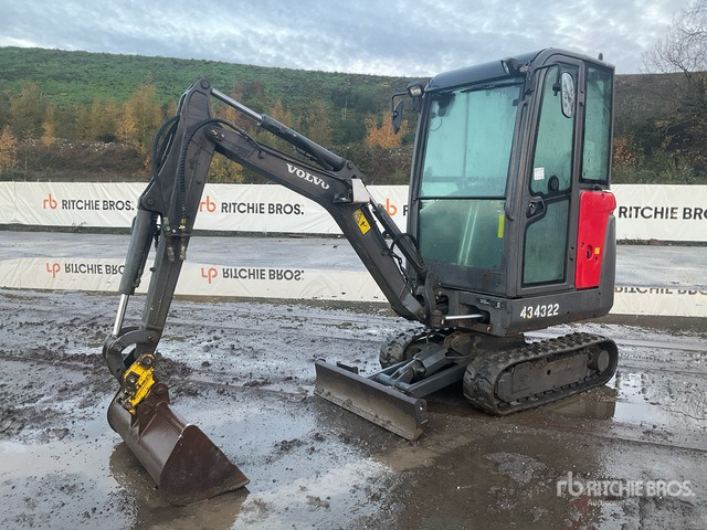 Мини багер 2016 Volvo EC18D Mini Excavator:  &lt;6.6t: снимка 1
