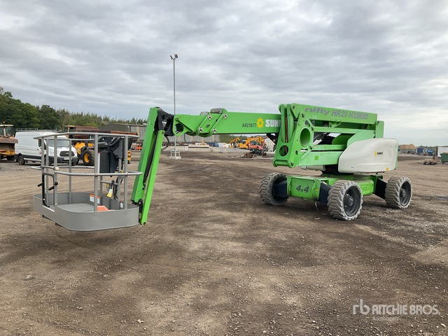 2017 Nifty HR28 4WD Hybrid Articulating Boom Lift - Артикулираща платформа: снимка 4 2017 Nifty HR28 4WD Hybrid Articulating Boom Lift - Артикулираща платформа: снимка 4