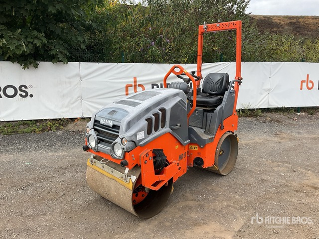 Валяк 2018 Hamm HD8VV Double Drum Roller: снимка 1