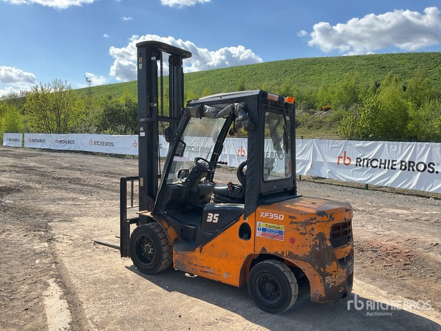 2018 HangCha XF35D 3500 kg Forklift - Дизелов мотокар: снимка 4 2018 HangCha XF35D 3500 kg Forklift - Дизелов мотокар: снимка 4