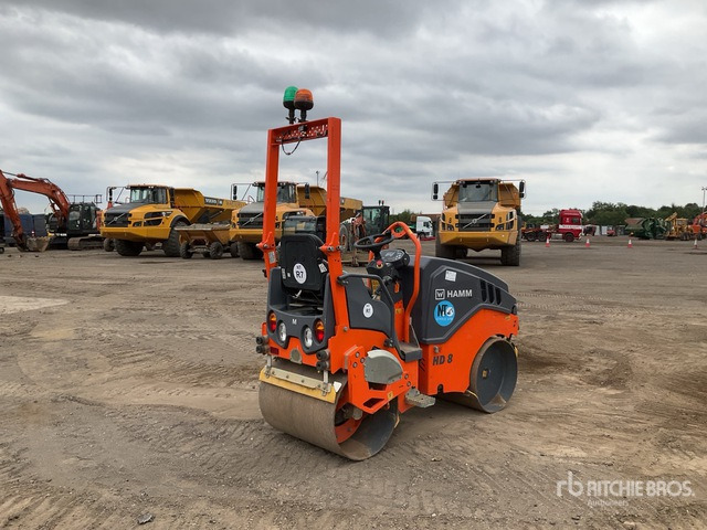 2022 Hamm HD8VV Double Drum Roller - Пътен валяк: снимка 4 2022 Hamm HD8VV Double Drum Roller - Пътен валяк: снимка 4