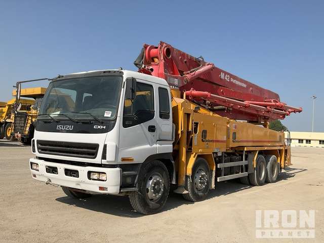2002 Isuzu CXH50T 2003 Putzmeister M42 on 8x4 Twi ... Concrete Pump Truck - Косачка-шредер/ Мулчер: снимка 1 2002 Isuzu CXH50T 2003 Putzmeister M42 on 8x4 Twi ... Concrete Pump Truck - Косачка-шредер/ Мулчер: снимка 1