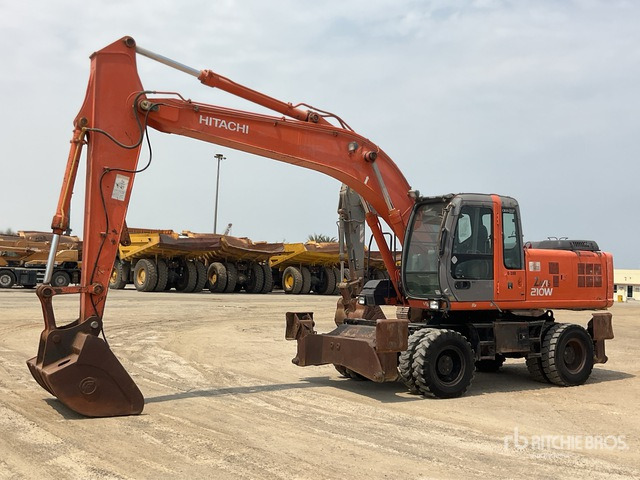 2005 Hitachi ZX210W - Колесен багер: снимка 1 2005 Hitachi ZX210W - Колесен багер: снимка 1