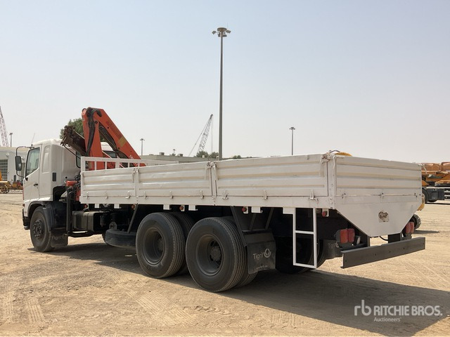 2007 Hino 500 Palfinger PK1000 4.5 ton Knuckl ... Flatbed Truck with Crane - Бордови камион, Камион с кран: снимка 3 2007 Hino 500 Palfinger PK1000 4.5 ton Knuckl ... Flatbed Truck with Crane - Бордови камион, Камион с кран: снимка 3