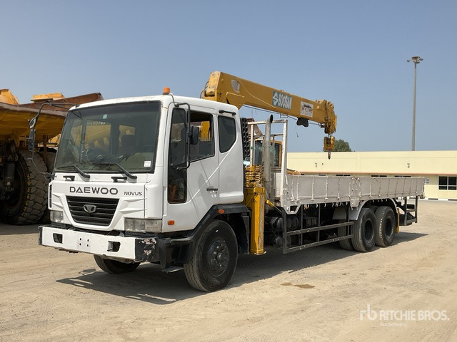 2008 Daewoo Novus K9A6F Soosan SCS746L Straight Boom on 6x4 Boom Truck - Компресор за въздух: снимка 2 2008 Daewoo Novus K9A6F Soosan SCS746L Straight Boom on 6x4 Boom Truck - Компресор за въздух: снимка 2