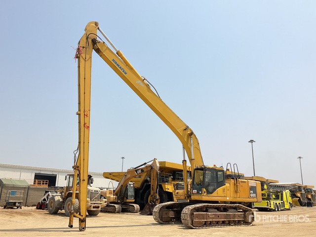2008 Komatsu PC600-7 Long Reach Tracked Excavator - Верижен багер: снимка 1 2008 Komatsu PC600-7 Long Reach Tracked Excavator - Верижен багер: снимка 1