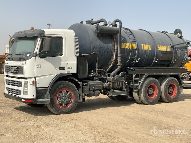 2008 Volvo FM400 6x4 20000 L Vacuum Tanker Truck - Каналопочистваща машина: снимка 1 2008 Volvo FM400 6x4 20000 L Vacuum Tanker Truck - Каналопочистваща машина: снимка 1